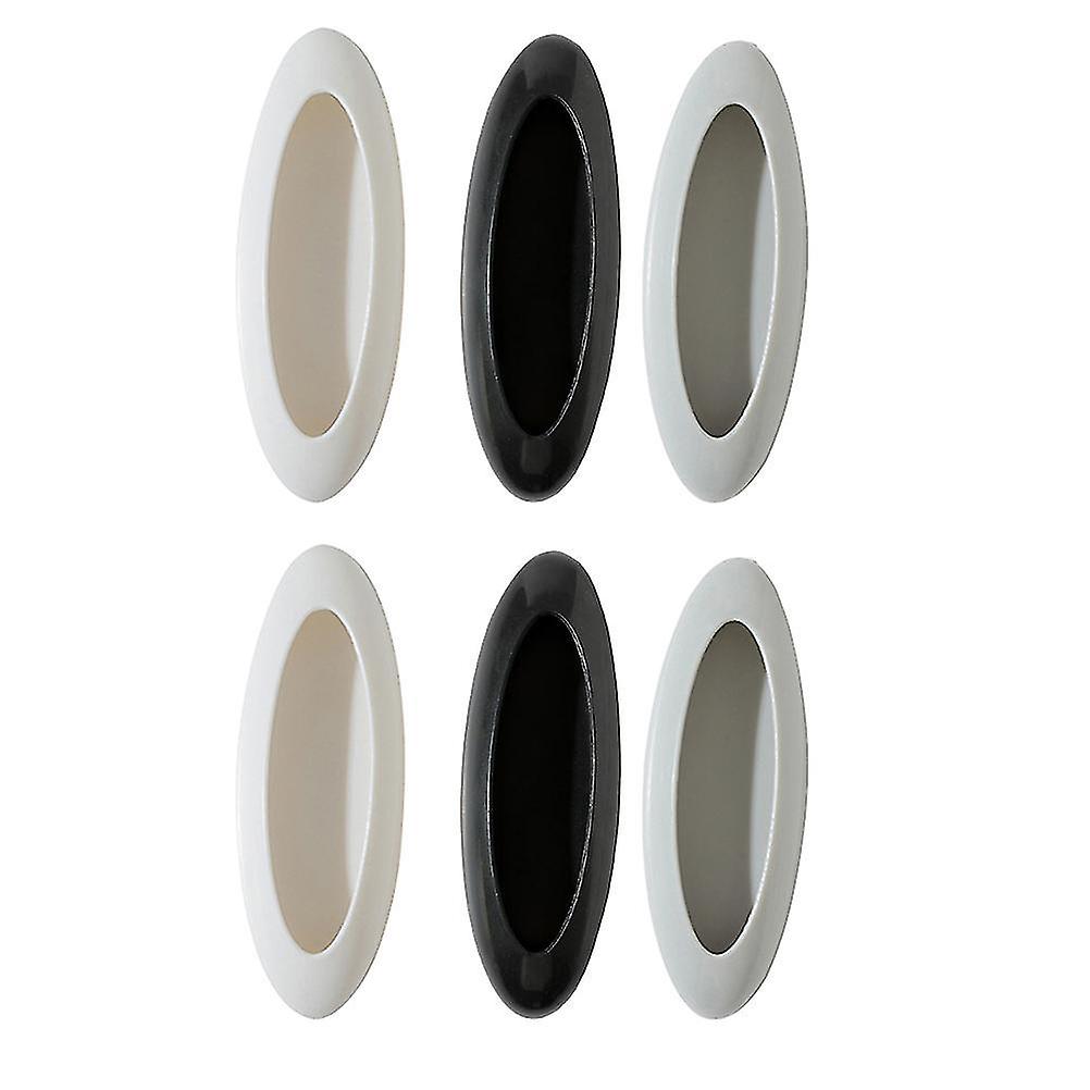 6pcs Drawer Pull Multifunctional Adhesive Plastic Pull Knob Door Handle Cabinet Handle Window Handle