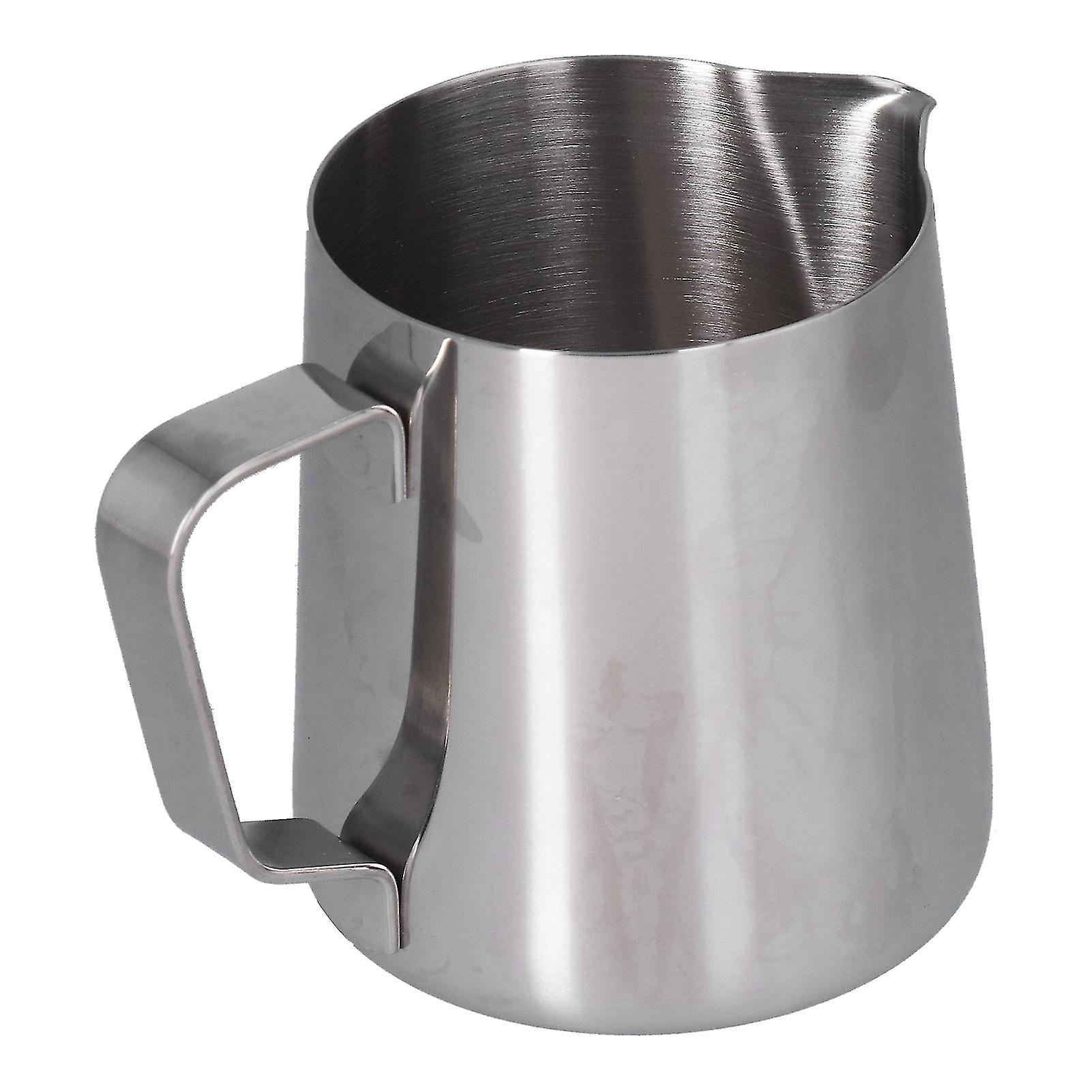 400ml Stainless Steel Frothing Cup Milk Coffee Pitcher with Scale