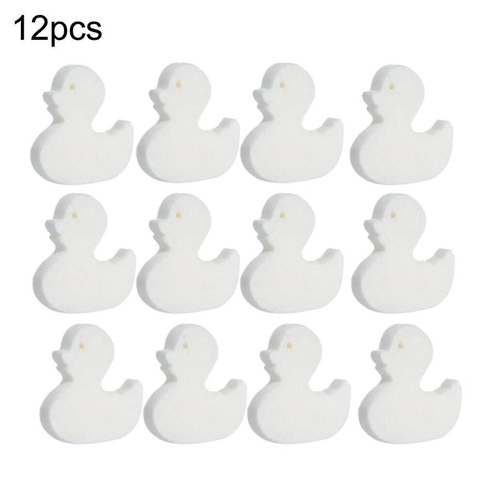 12pcs Cartoon Duck Pools Grime Sponges - Ölfett absorbierender Schwamm für Schwimmbad Whirlpool Spa