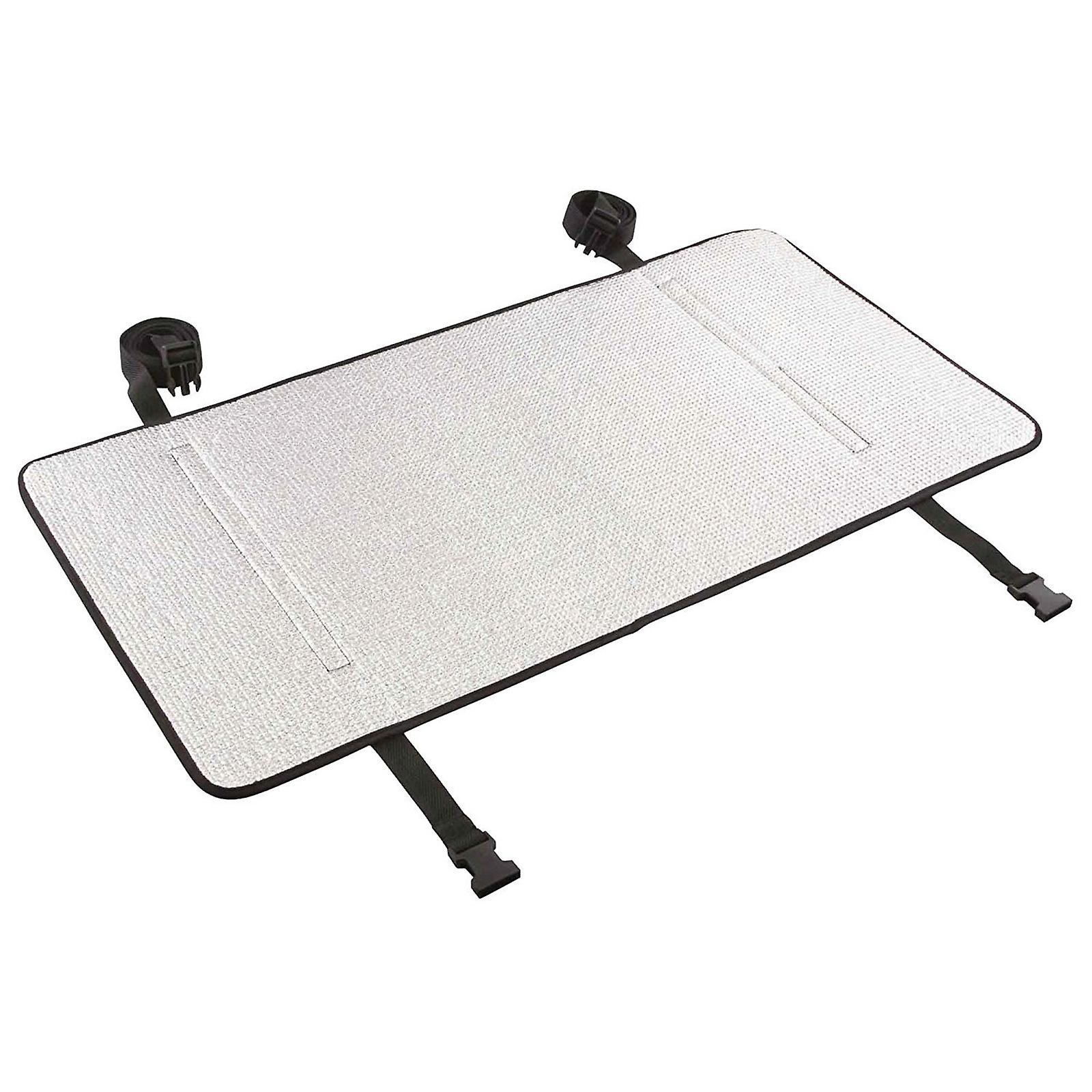 Air Conditioner Cover for Outside Waterproof AC Top Protectors with Adjustable Strap Aluminum Foil