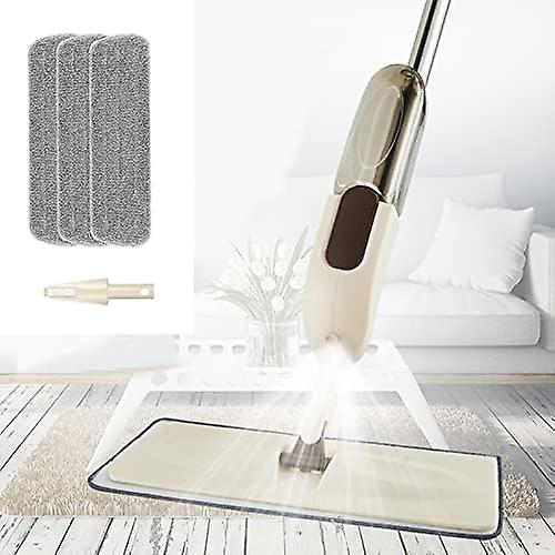 Microfiber Mop with 3 Flat Floor Cleaning Mops -