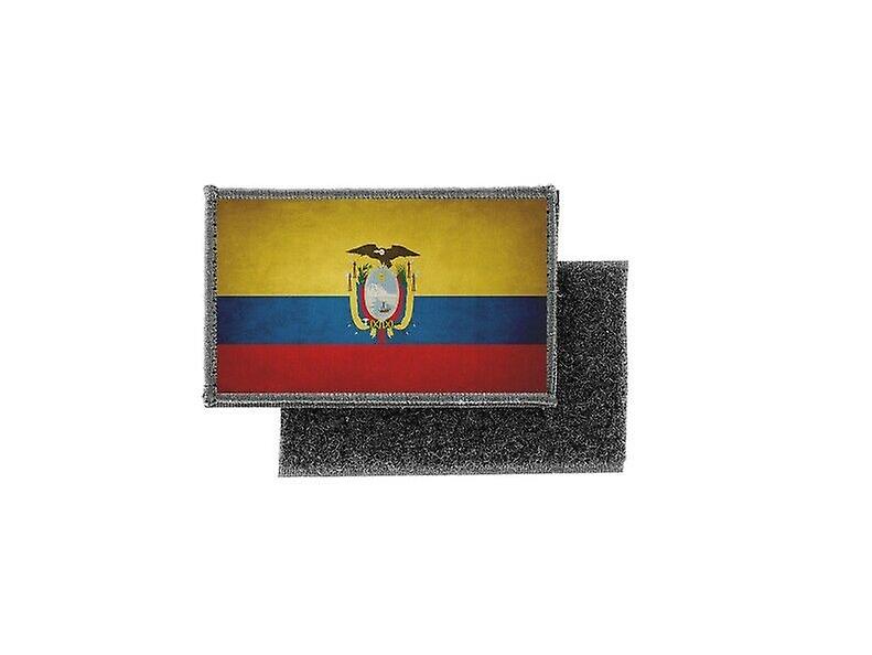 Patch ecusson prints vintage flag badge ecuador