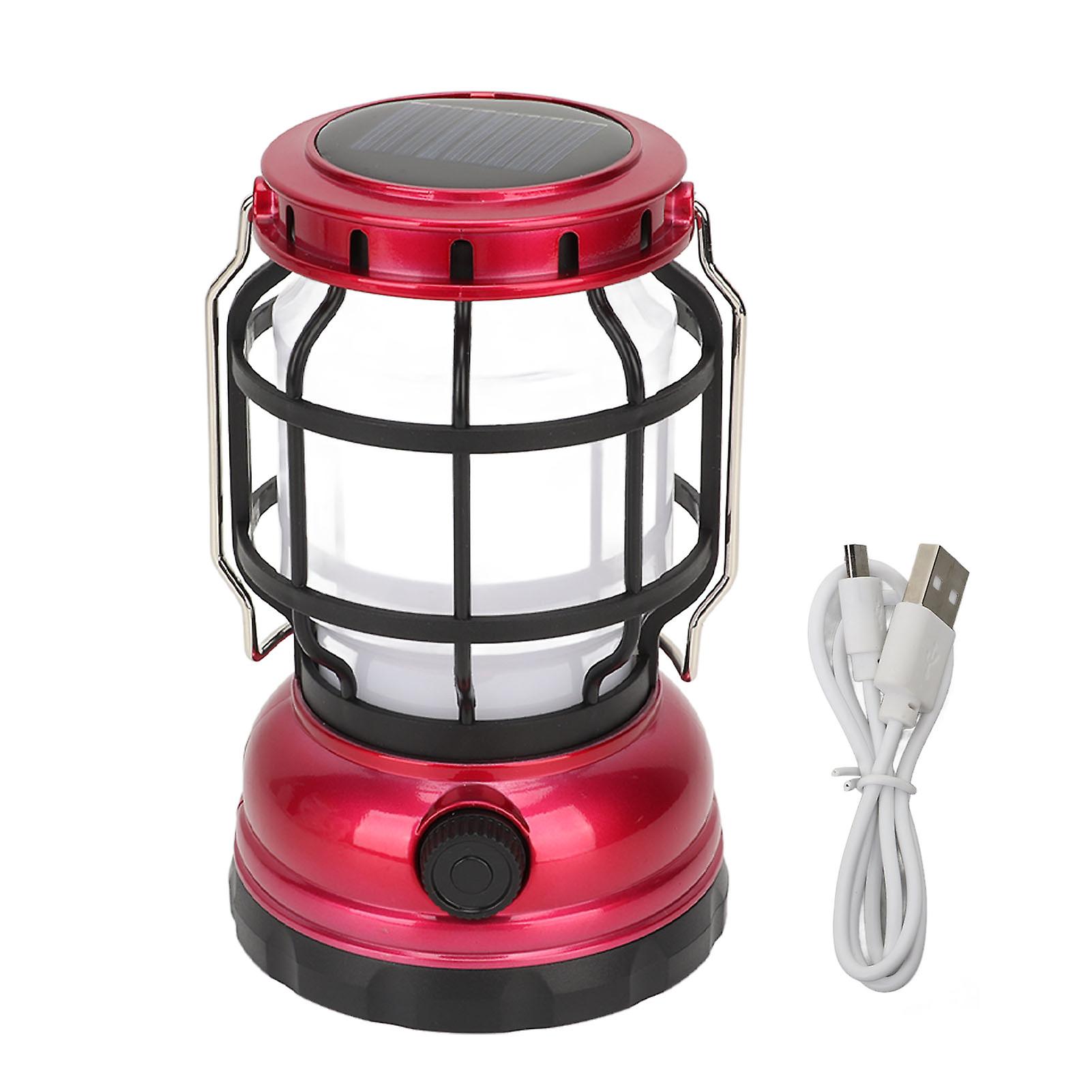 Camping Lantern, USB Solar Light, Survival Tent Light