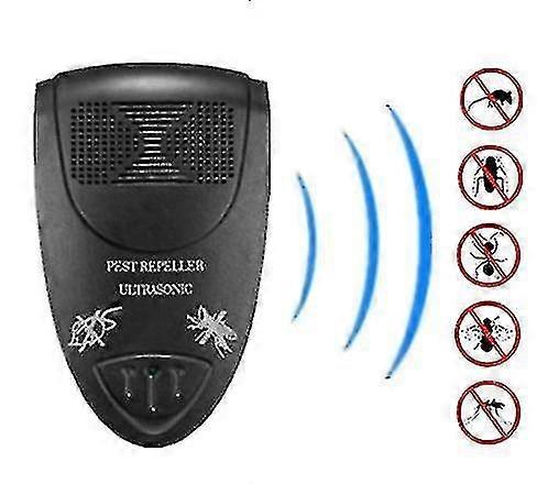 Ultrasonic Bat Repellent- Get Rid Of Bats In 72 Hours Household Insect Repellent-black