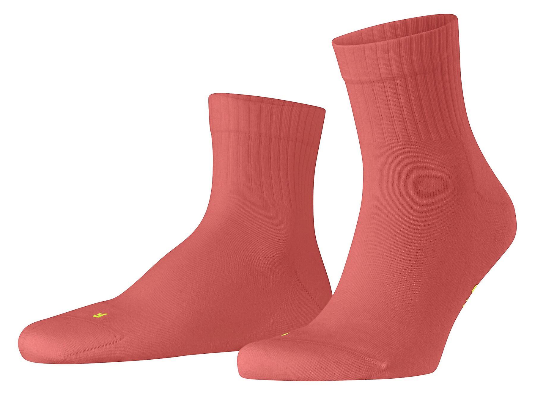 Falke Run Rib Short Socks - Lobster Red