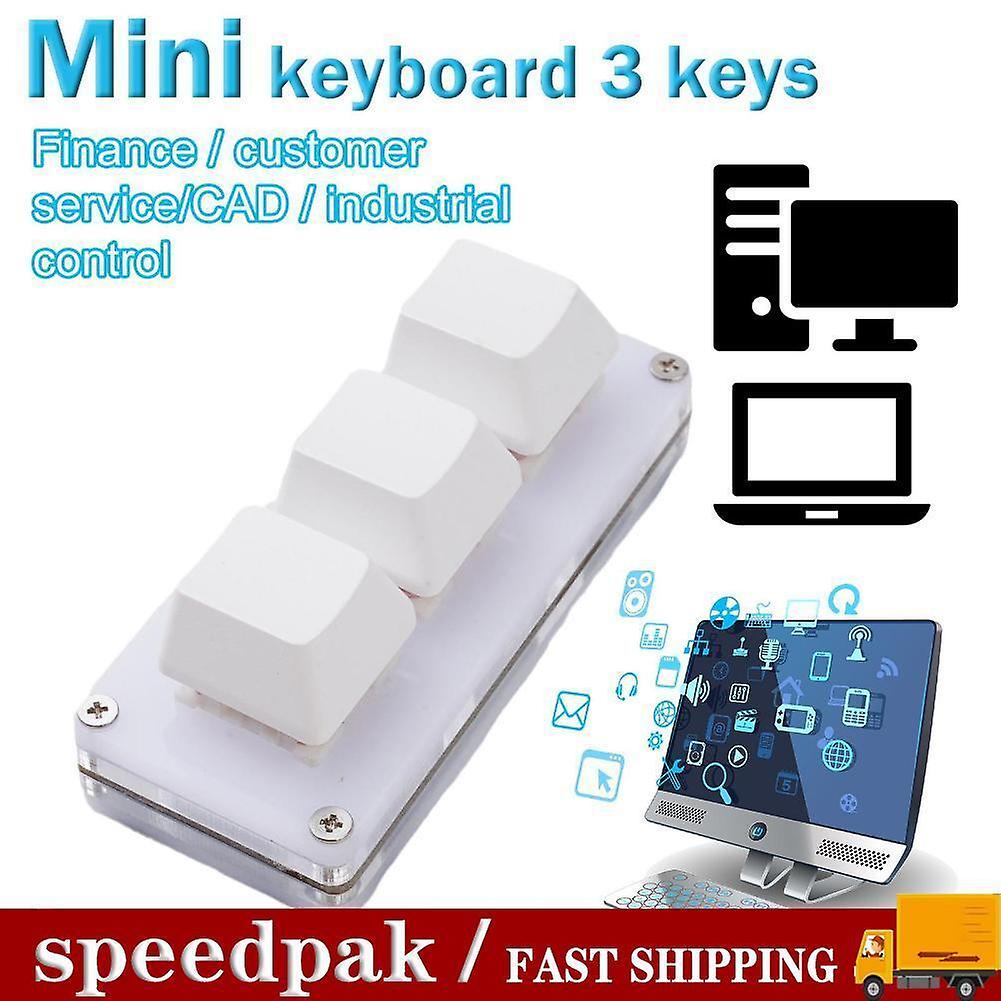 Mini 3-key Keypad Gaming Keyboard Programming Macro Mechanical Keypad H4N3
