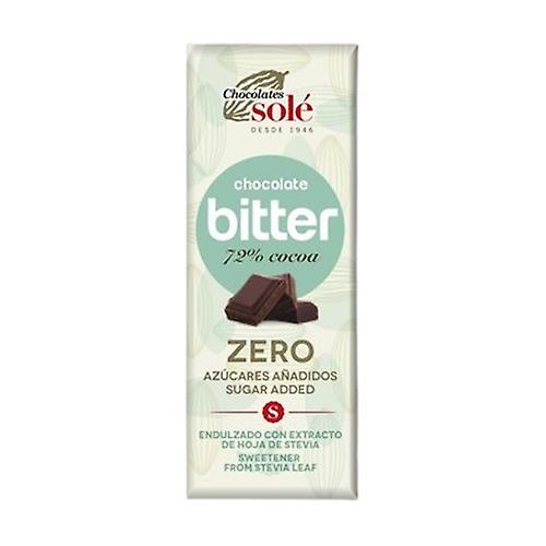 72% dark chocolate chocolate with stevia 25 g