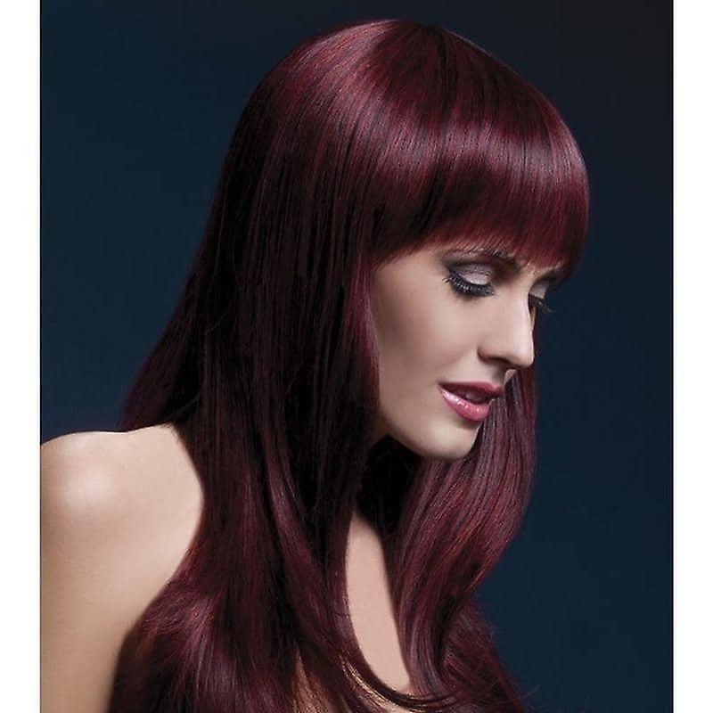 Fever Sienna Wig Adult Black Cherry 42549