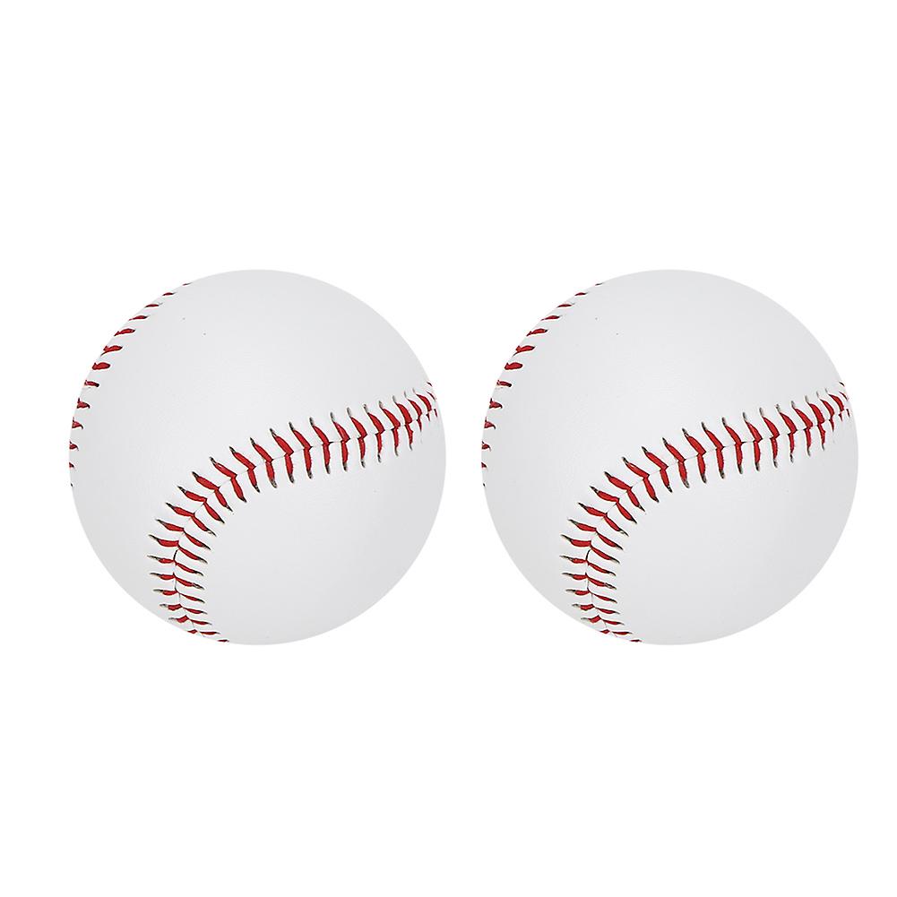 2Pcs PU Elastic Soft Filling Trainning Wear Resistant Base Ball Batting Practice Softball Alloy Bat HitPractice Soft Baseball