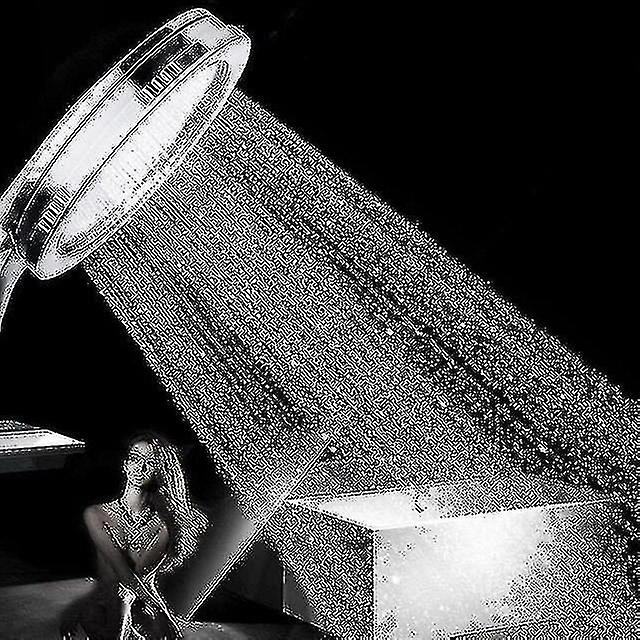 Pressurized Nozzle Shower Head for High Pressure Water - ABS Bathroom Accessory