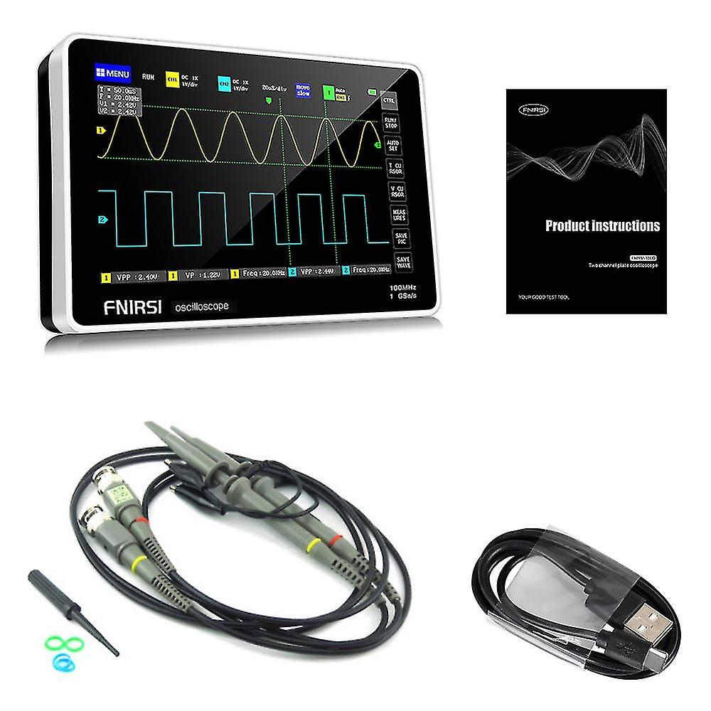 1013d 2 Channels 100mhz*2 Band Width 1gsa/s Sampling Rate Oscilloscope With 7 Inch Color Tft Lcd Tou