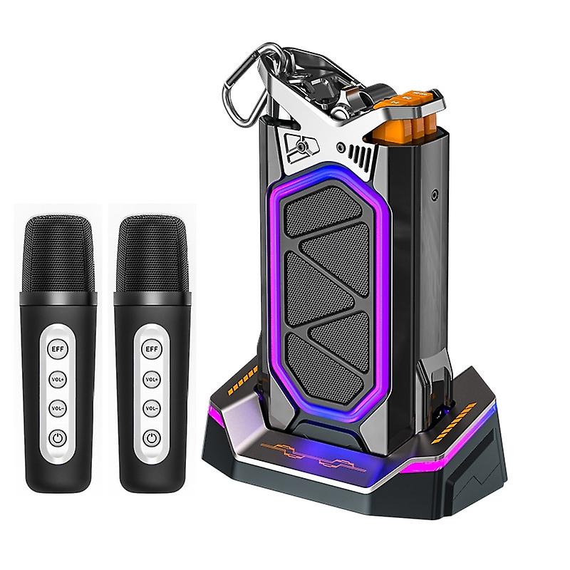 GQ-18 RGB Haut-parleur Bluetooth étanche avec double micro