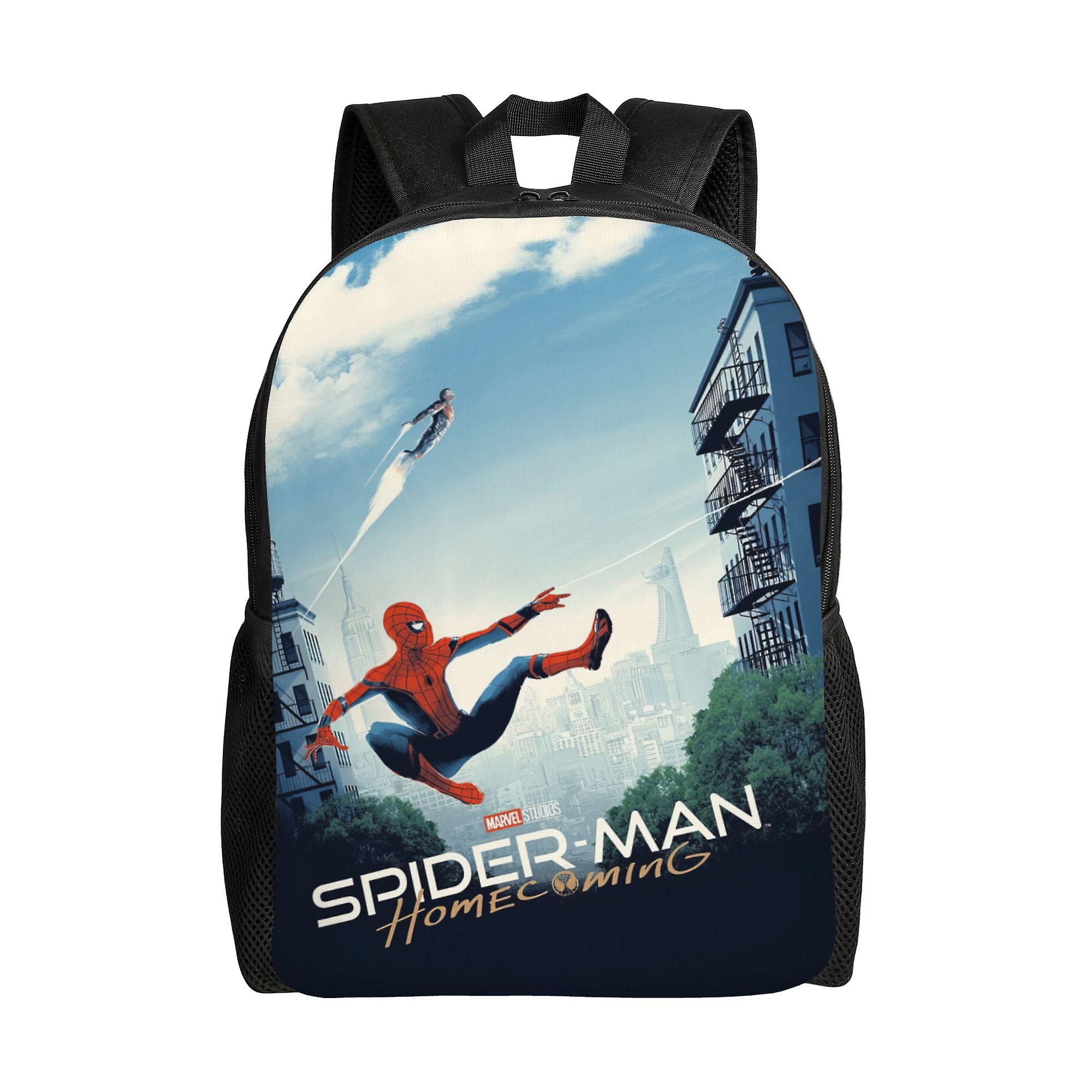 Spider Man Backpack, Adult Kids Simple Lightweight Casual Backpack for Children Student, Travel Backpack Laptop Backpack for College Work Camping
