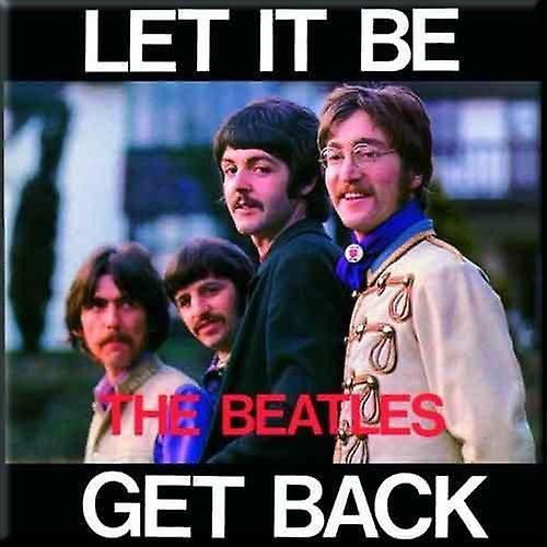 The Beatles Let It Be/Get Back Fridge Magnet
