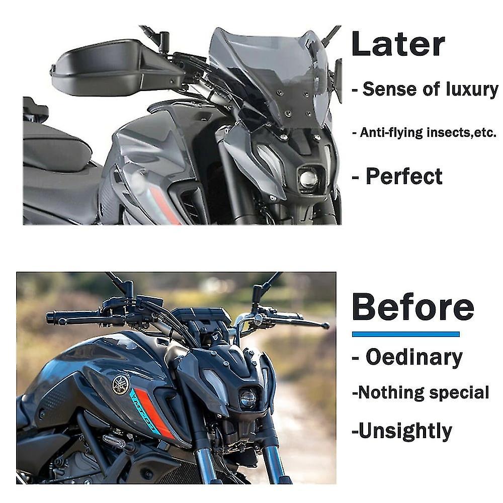 Parabrisas Para Motocicleta Yamaha Mt-07 Mt07, Protector De Viento, Deflector, Piezas Nuevas, 2021