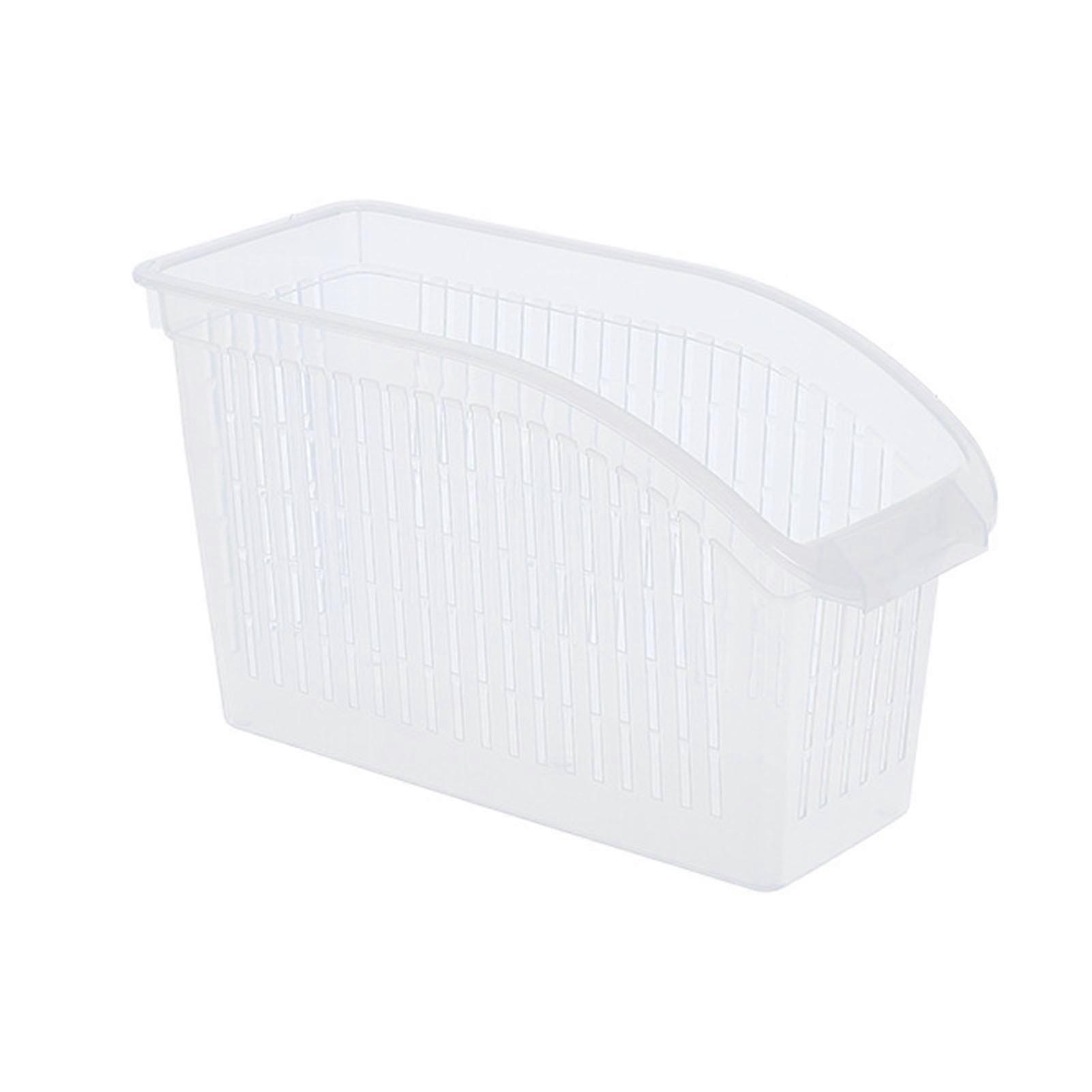Kitchen Storage Basket Space Saving Transparent Small Pantry Organizer Bin for Household