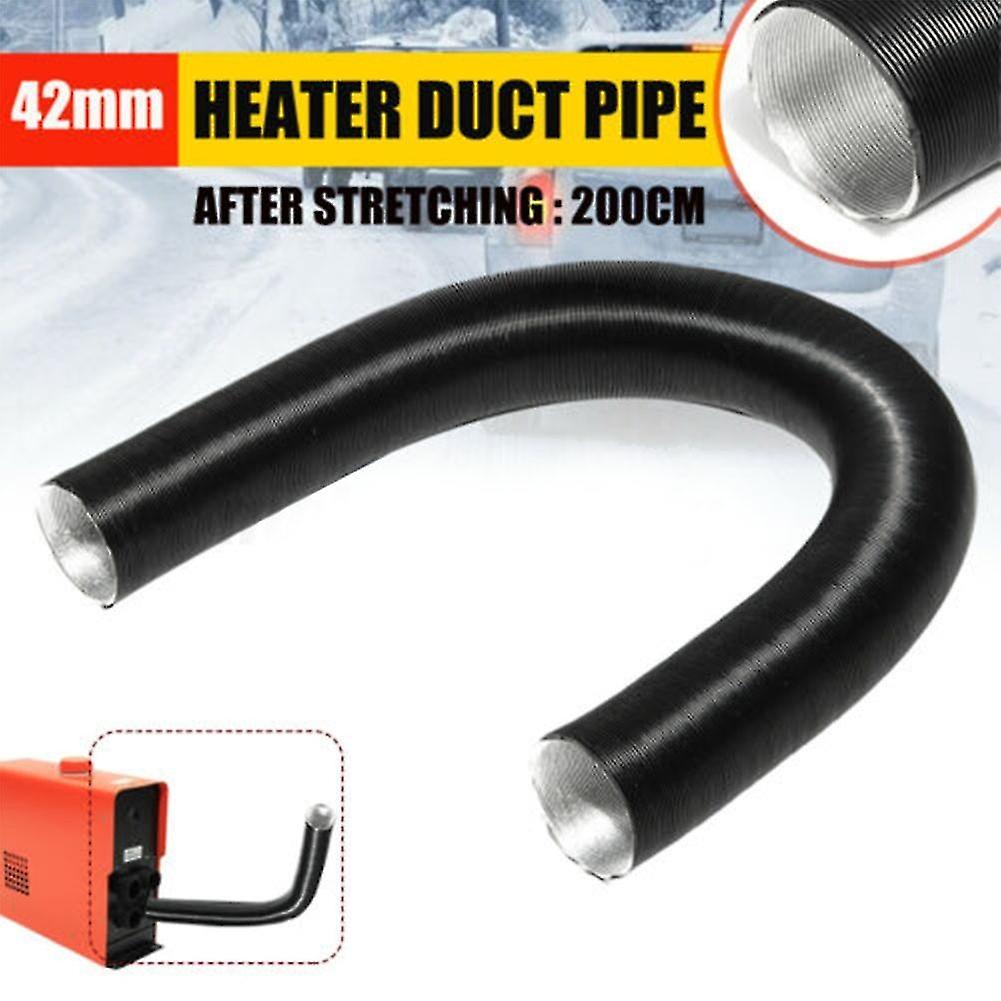 42mm 2m Aluminum Foil Diesel Heater Duct Pipe Air Parking Conditioner Ducting For Webasto Eberspache