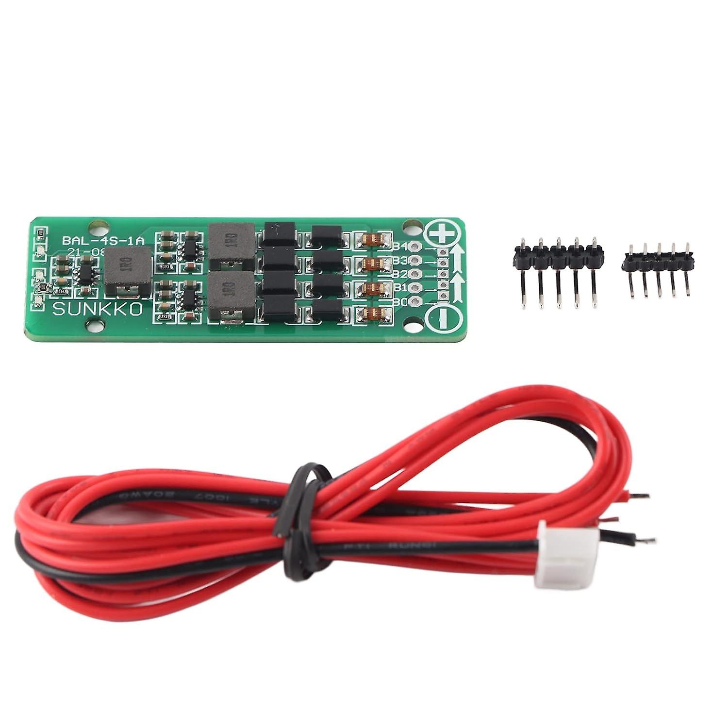 Battery Active Balance Board 4?String Ternary/Iron?Lithium Universal 2.54 Single?Row Pin Module with