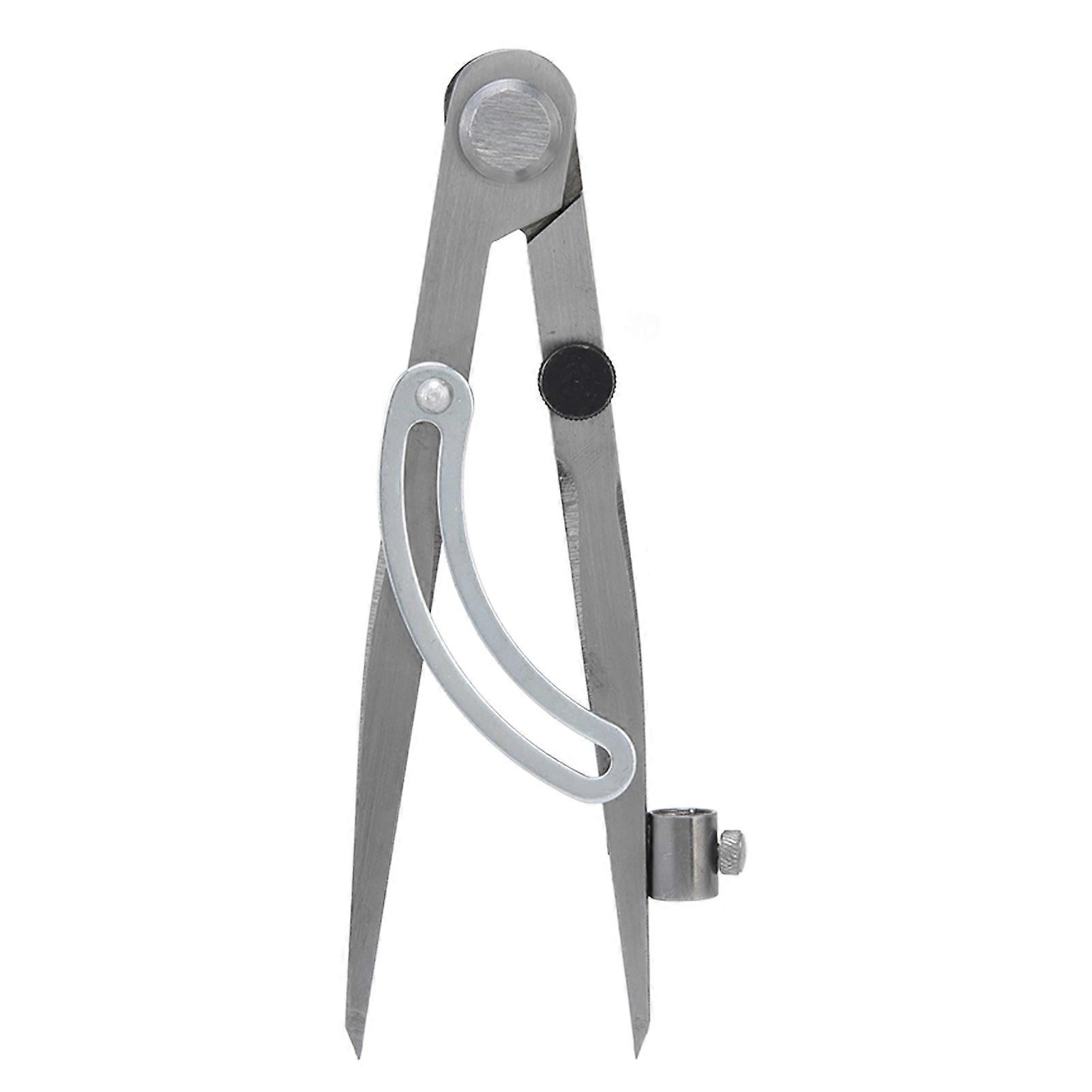 Wing Divider Gauge Carbon Steel Adjustable Angle Lockable Scribing Tool for Woodworking250mm