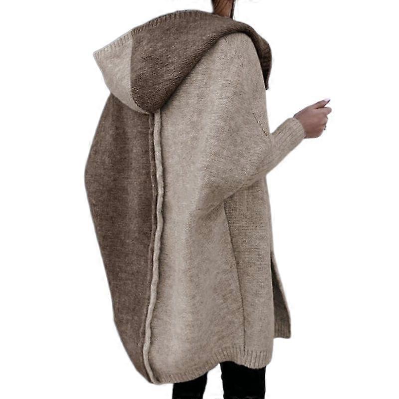 Kvinner Genser Hette Fleece Cardigan