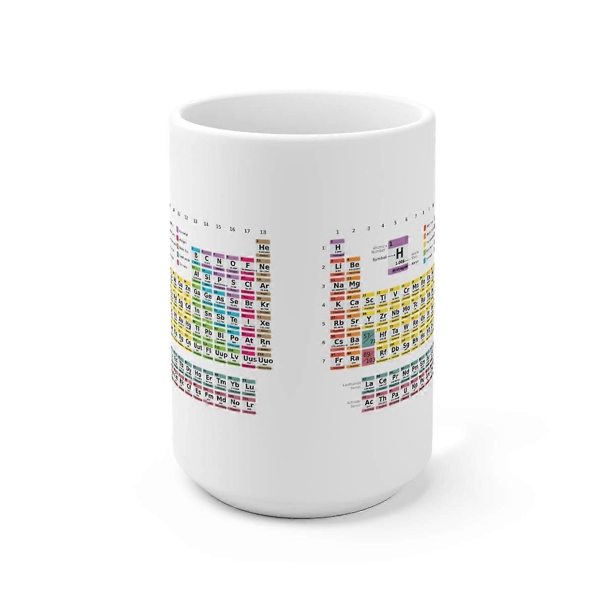 Ceramic Mug 15oz, Periodic Table Of Elements