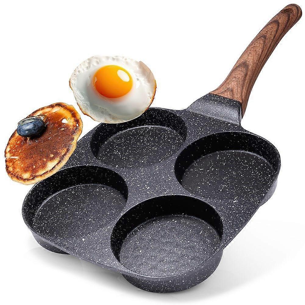 Granite Coated Non-stick Frying Pan with 4 Compartments