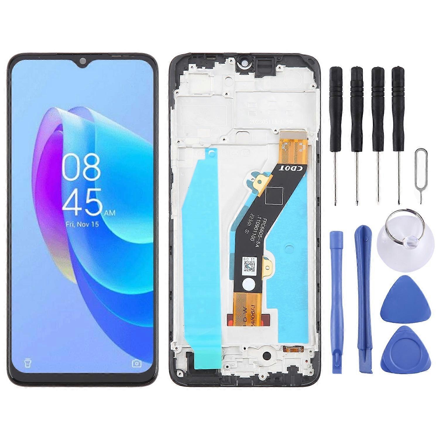 LCD + Touch Screen With Frame For Tecno Spark 10C KI5k