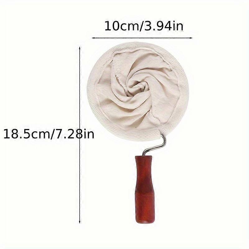 Handmade Reusable Coffee Filter, Flannel Cloth Strainer Bag With Wooden Handle, Coffee Maker Accessory For Home And Cafe