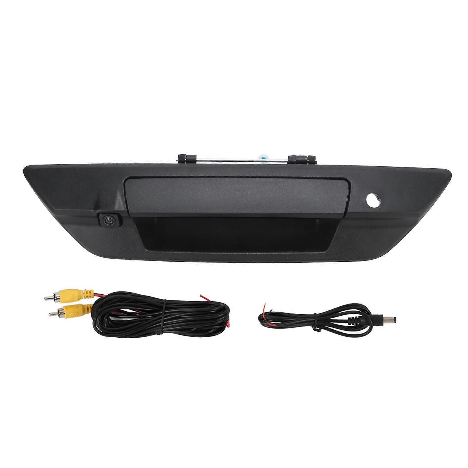 Car Trunk Handle Color Backup Camera IP66 Waterproof 150?170 Wide Angles Replacement for Hilux 2017?2021 Black
