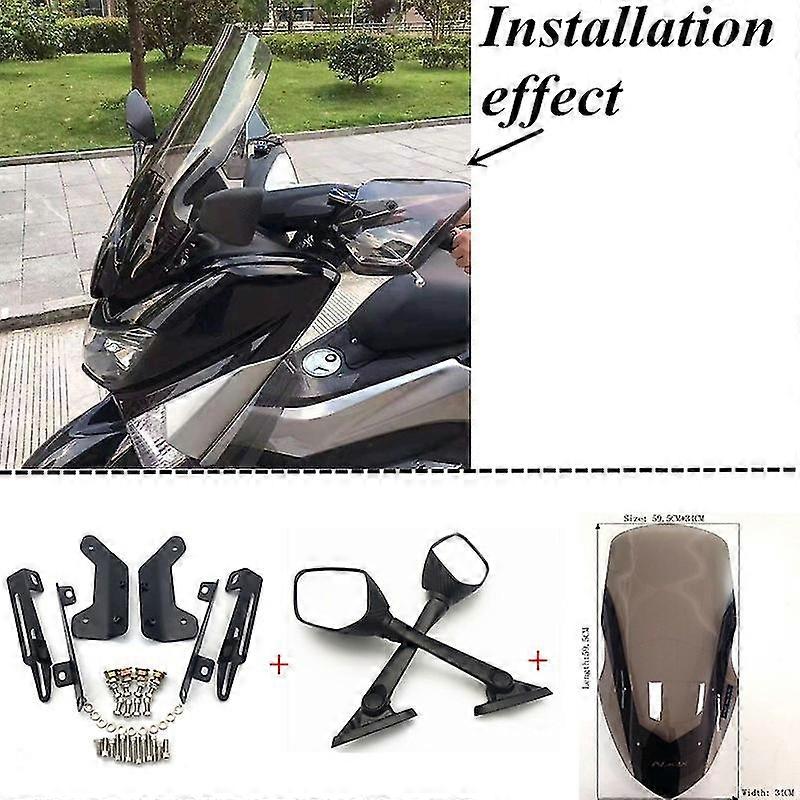 Unique Modified Motorcycle Nmax Nmax155 Nmax Adjustable Windscreen Windshield Wind Screen Deflectors For Nmax155 Nmax 150 2016-2019