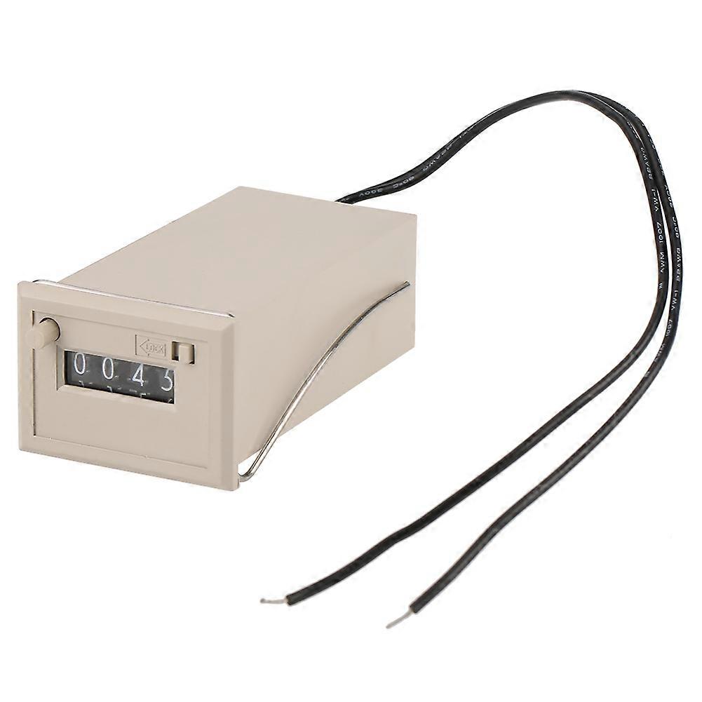 1 Pcs Dc 24v Csk4-nkw 4 Digits 0-9999 Totalizer Electromagnetic Pulse Counter