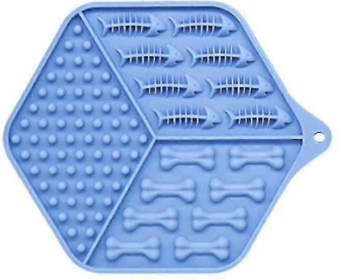 Silicone Dog Lick Mat with Suction Cup, Slow Feeder