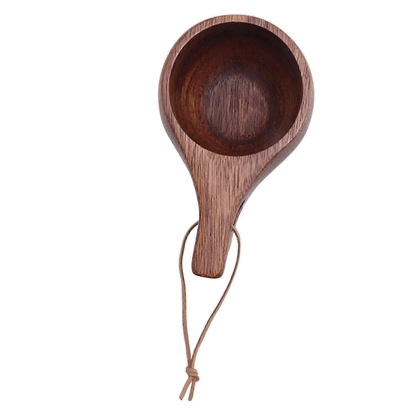 كوب خشبي كوب شاي محمول نحت اليد الطبيعية كوب الشرب الخشب القدح للمطعم المنزلي نمط التخييم 4