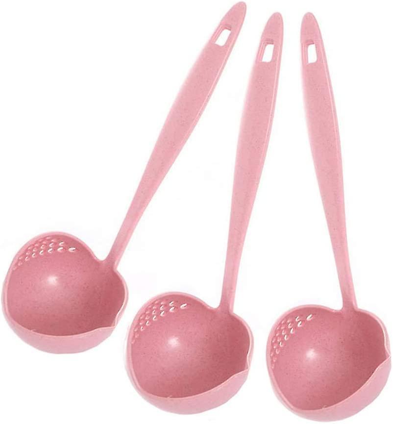 3 Pcs Kitchen Colander Pink
