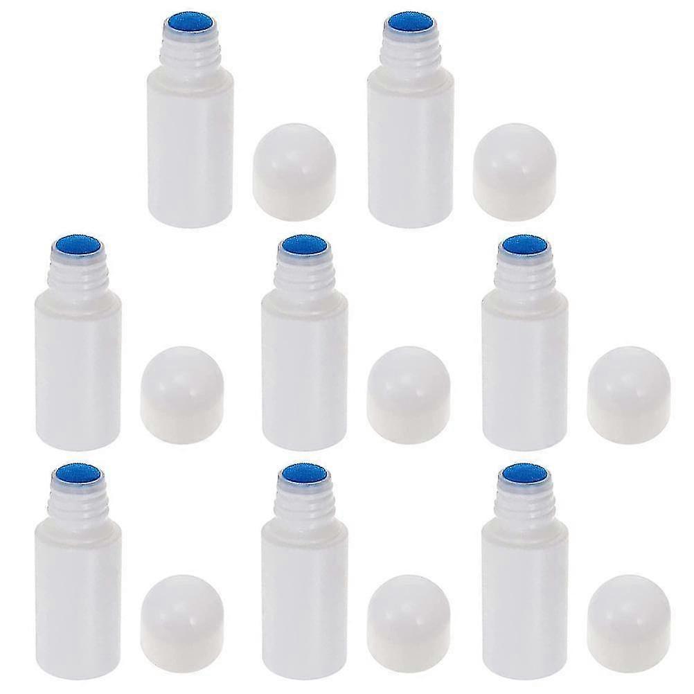 2024 8 Pcs Sponge Top Plastic Bottle Sponge Applicator Bottle Liquid Container for Essential Oil Perfume Cosmetics