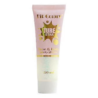 Pailletten Gel Gesicht Körper Lippen Pailletten Lidschatten Bunt Polarisiert Bühne Make-up 50ml