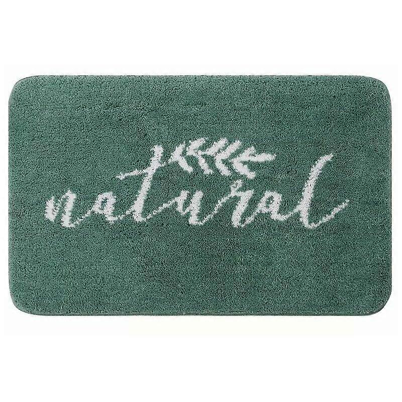 Saugfhige Badezimmer-Bodenmatte grn 45x70cm