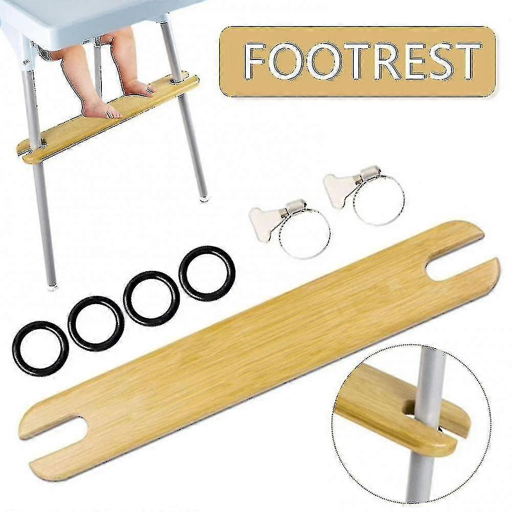 مسند قدم خشبي كرسي عال مسند قدمين دعم مريح لكرسي طويل 4.2 سم