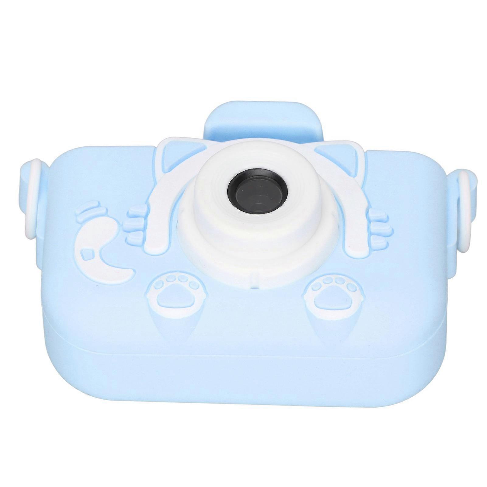 Children Camera Toy Digital Selfie Camera 20MP Video Camera Toy with MP3 Function for Children Above 3 Year OldBlue With 32G Memory Card and Card Rea
