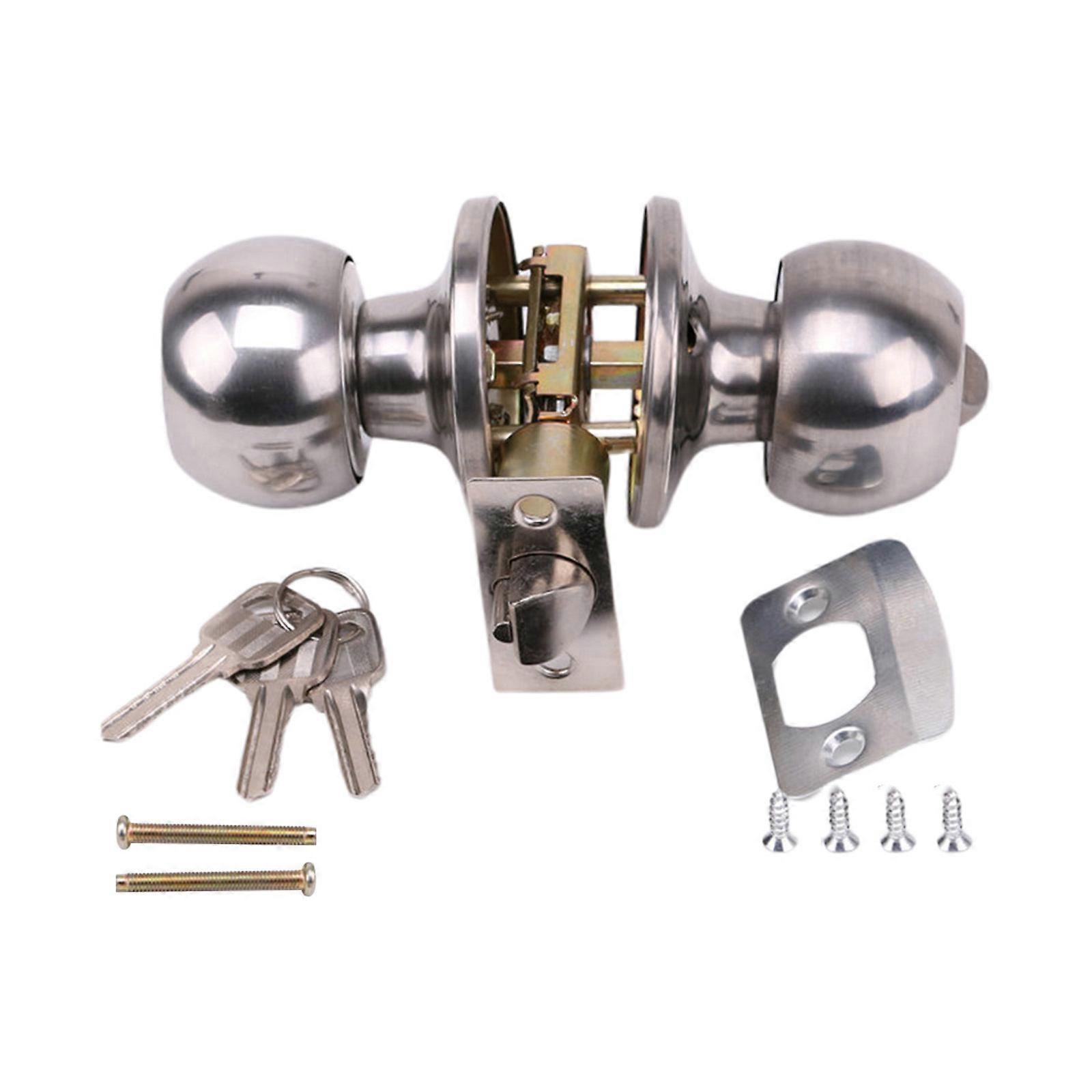 High Quality Stainless Steel Round Door Knobs Knob Handle Internal Round