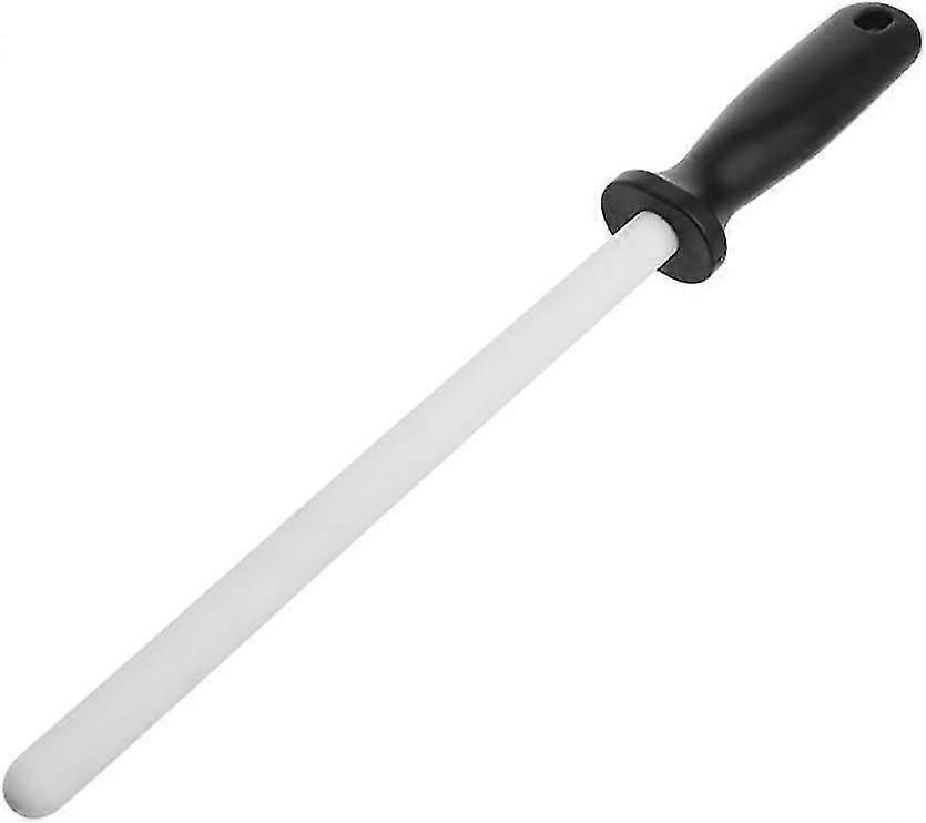 Ceramic Sharpening Rod Stick - 80 Grit Edge Sharpener with ABS Handle