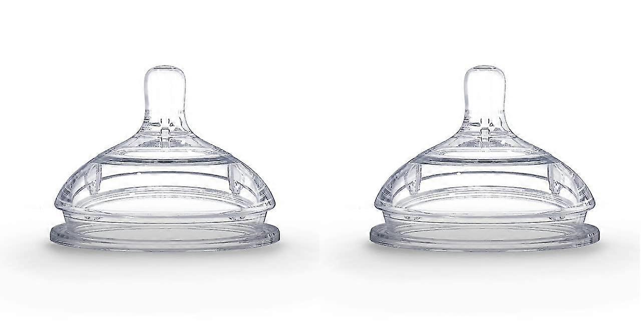 Silicone Replacement Nipple, Fast Flow, 6+ Months, 2 Count-XinHan