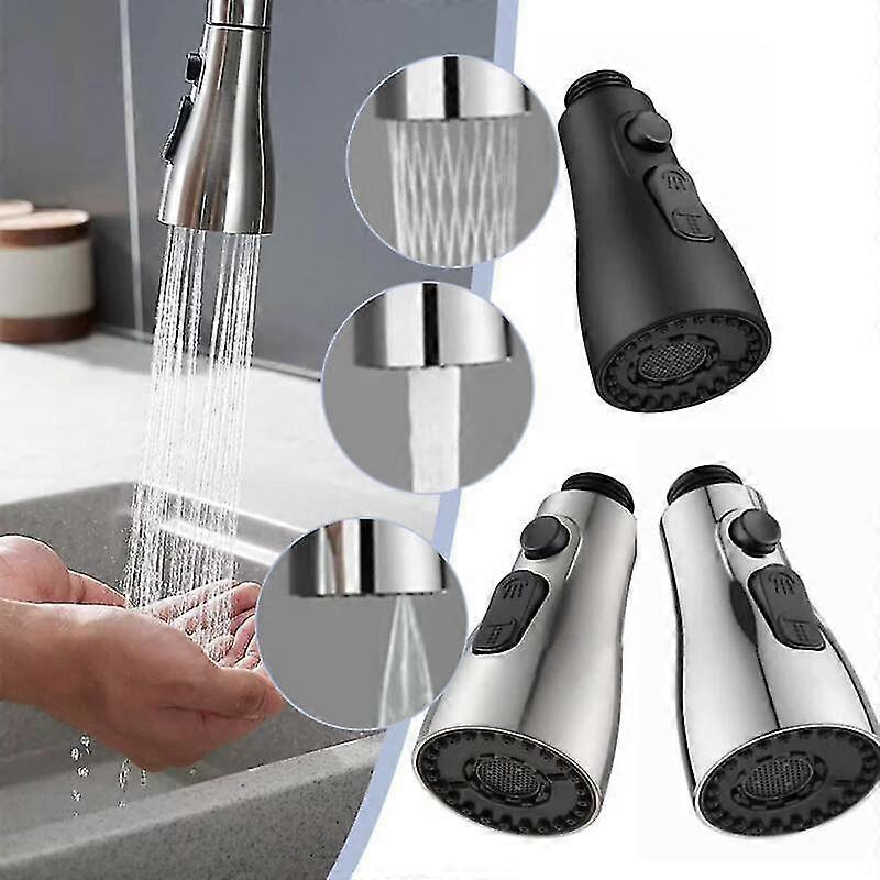 Faucet Shower With Stop Button 2 Types Of Retractable Spray Kitchen Sink