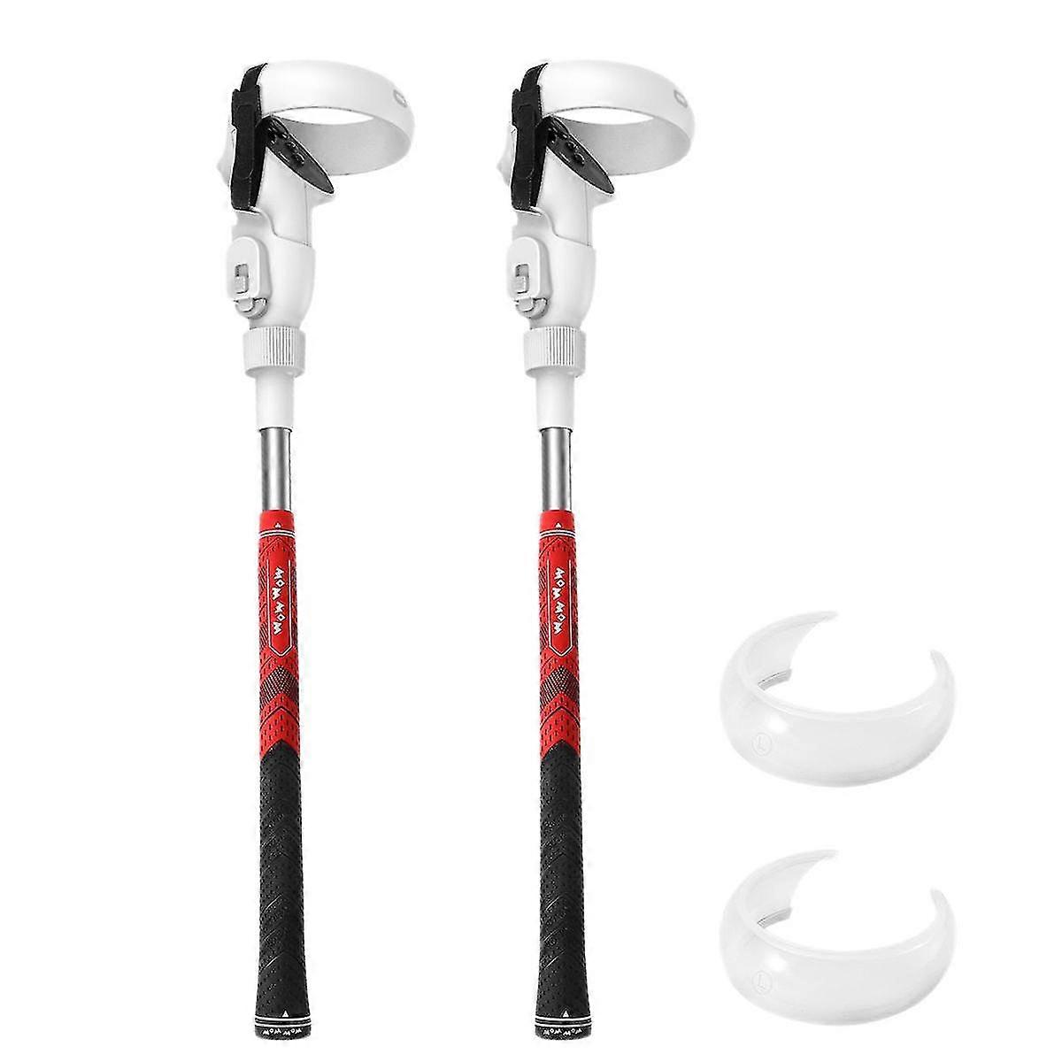 Vr Golf Club Adapter For Rift S Controller Grips Stick Handle Golf Club Attachment For Vr