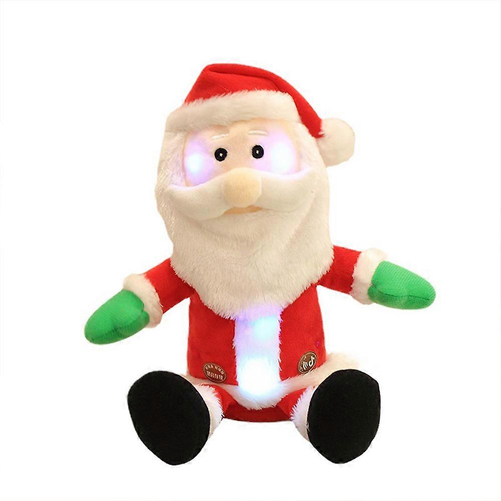 Χριστουγεννιάτικο LED Santa Claus Toy, Τραγούδι Χορός ηχογράφηση Ηλεκτρικό παιχνίδι, Χριστούγεννα Μουσικό Δώρο Decor