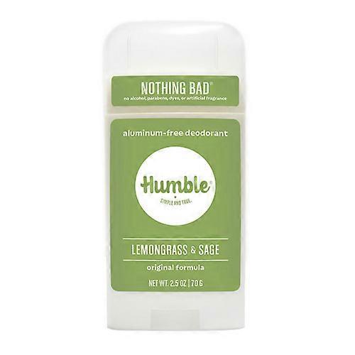 Humble Brands Deodorant Original Lemongrass & Sage, 2.5 Oz (Pack of 1)