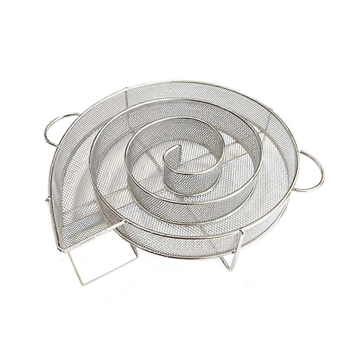 Smoking Basket Spice Rack Stainless Steel Smoking Tray Cold Smoke Generator Smoking Box Outdoor BBQ