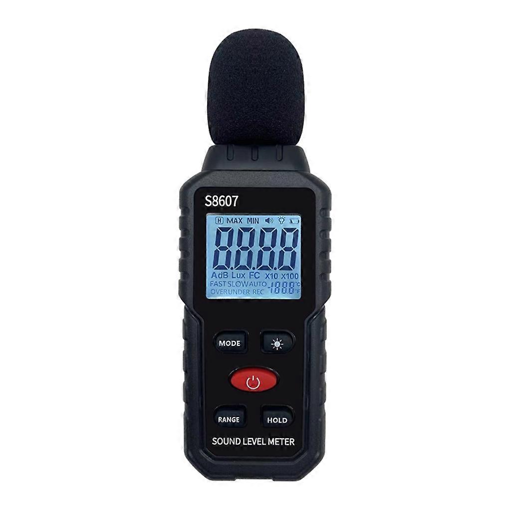 LCD-Digital Sound Level Decibel Noise Meter DB Measure Pressure Monitor-Tester