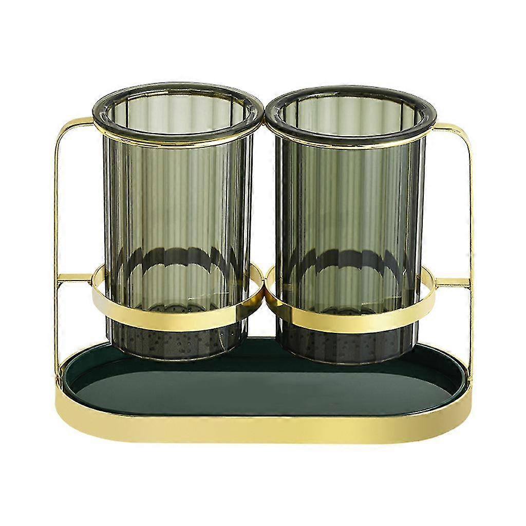 Restaurant Draining Rack Double Chopsticks Holder Kitchen Utensil Holder