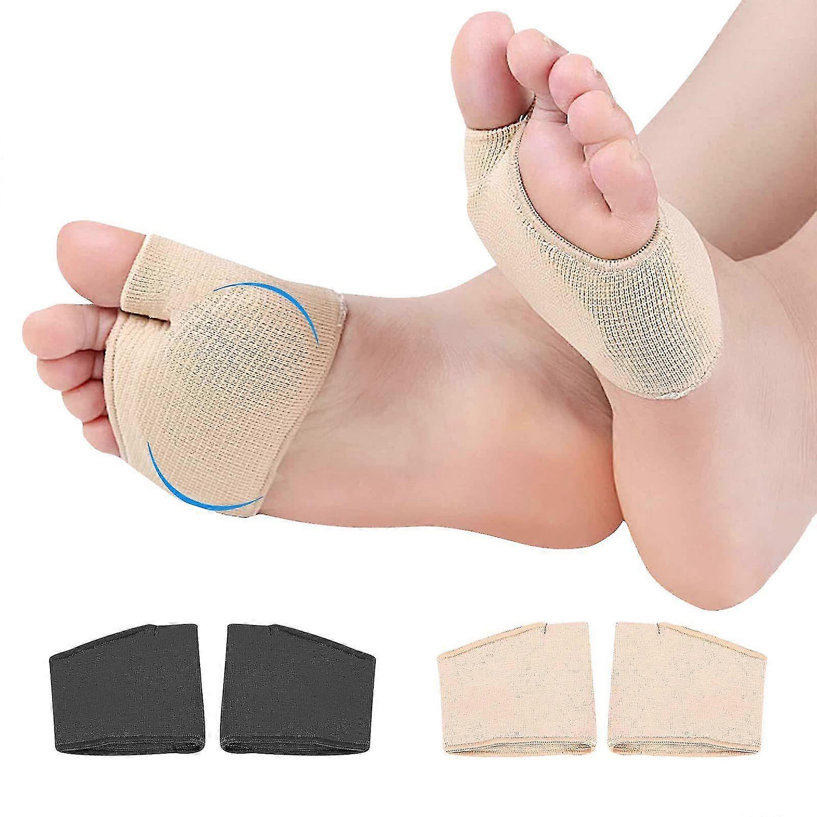 Metatarsal Pad Padding Soft And Comfortable Ball Of Foot Pads Pain Relief Forefoot Pads For Men And Women 2 Pairs (l)